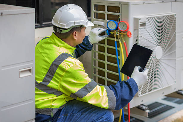 Professional Hvac technician working in Whitesboro, NY